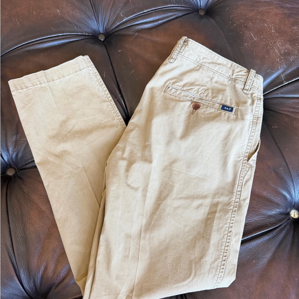 Abercrombie & Fitch Khaki Chinos for Men 28x30